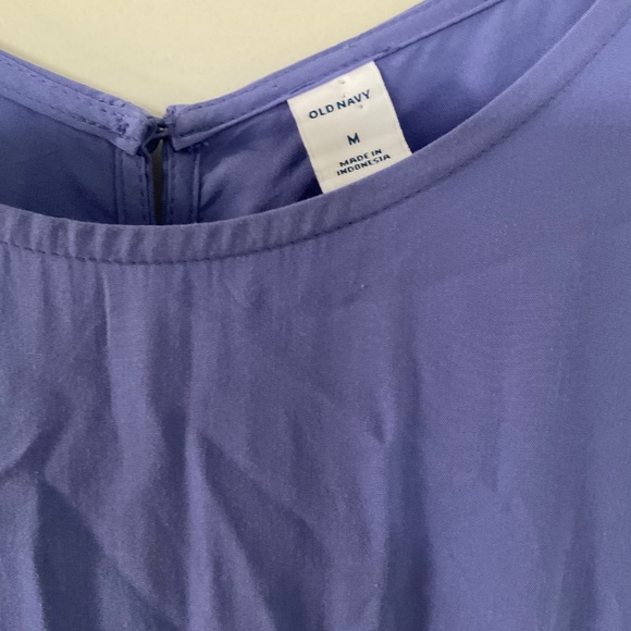 Waist-Defined Cross-Back Jumpsuit for Women Periwinkle Medium - Picture 3 of 12